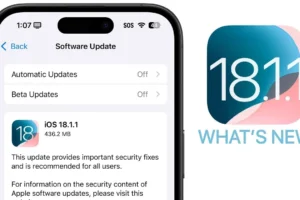 Apple Releases iOS 18.1.1 Update