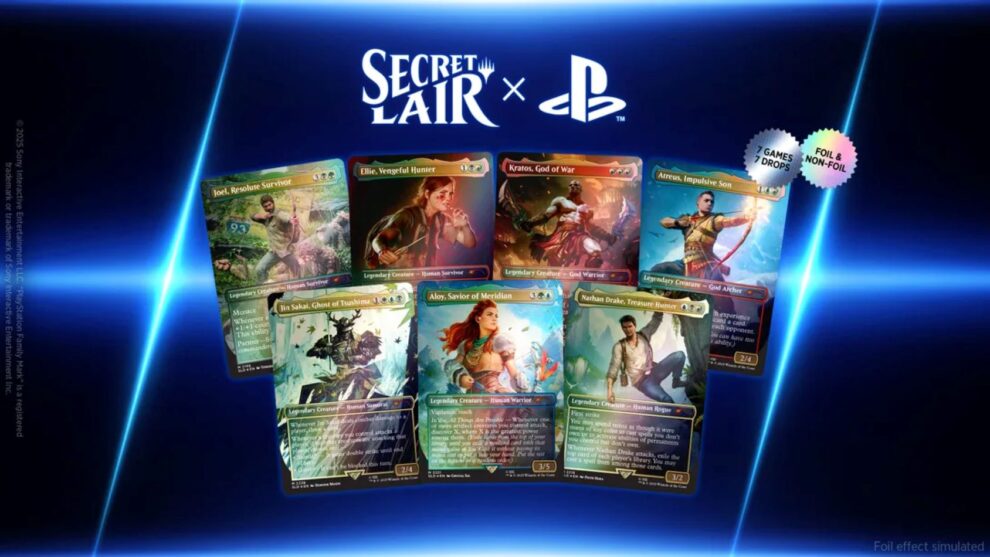 Magic The Gathering and PlayStation Announce Secret Lair Card Set for October 1 Magic The Gathering and PlayStation Announce Secret Lair Card Set for October